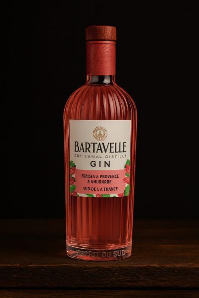 Gin Bartavelle Fraise Rhubarbe