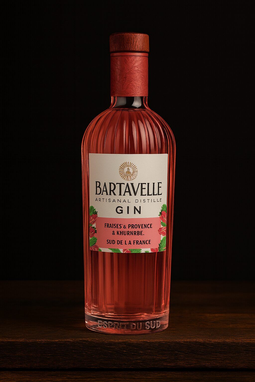 Gin Bartavelle Fraise Rhubarbe
