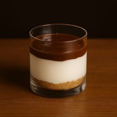 Cheesecake con crema alle nocciole